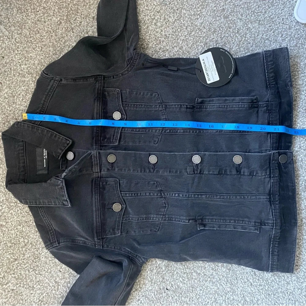 ARTICLES OF SOCIETY Washed Black Denim Taylor Jacket - Picture 2 of 10